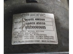 Recambio de compresor aire acondicionado para nissan almera tino (v10m) 2.2 dci diesel cat referencia OEM IAM 926004M500 62512  2