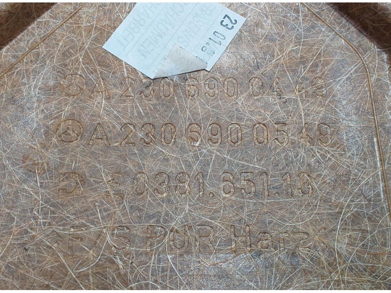 Recambio de bandeja trasera para mercedes-benz clase sl (w230) roadster 500 (230.475) referencia OEM IAM A2306900549 50960 