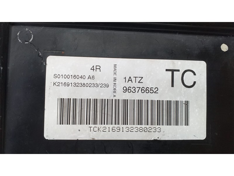 Recambio de centralita motor uce para chevrolet kalos 1.2 s (d/a) referencia OEM IAM 96376652TC 71196 R