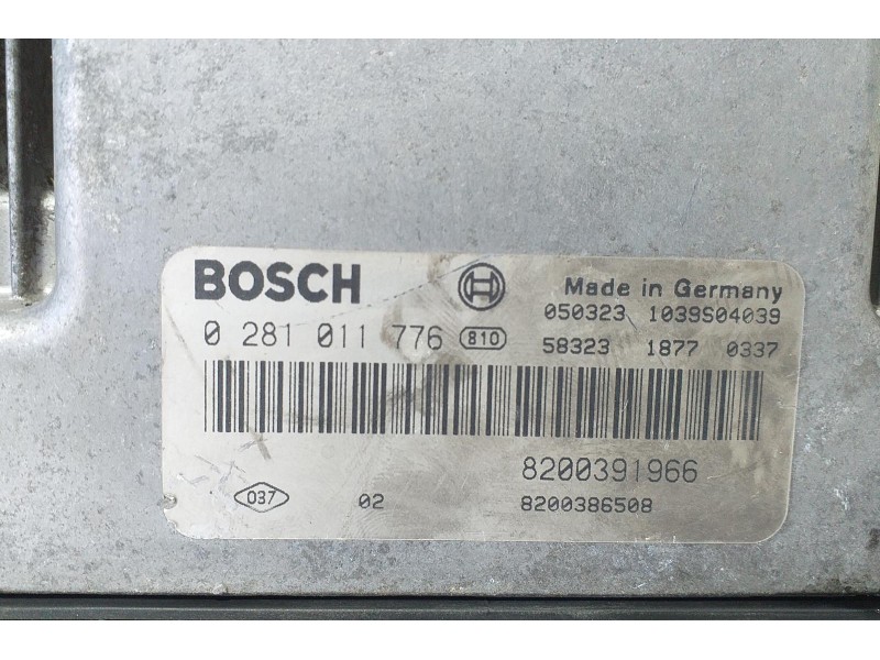 Recambio de centralita motor uce para renault megane ii berlina 3p luxe dynamique referencia OEM IAM 8200391966 71218 R