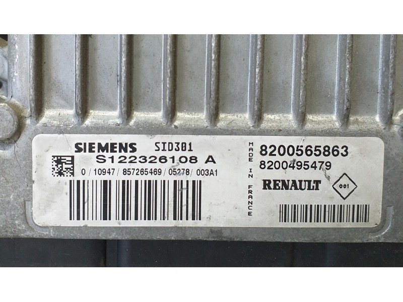 Recambio de centralita motor uce para renault scenic ii confort authentique referencia OEM IAM 8200565863 71223 R Recambio de centralita motor uce para renault scenic ii confort authentique referencia OEM IAM 8200565863 71223 R