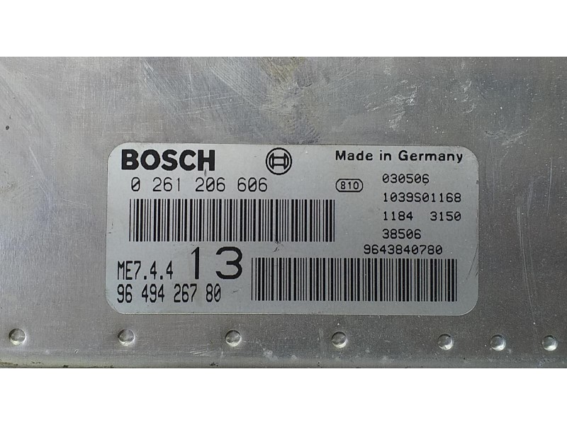 Recambio de centralita motor uce para citroën xsara berlina 1.6 16v chrono referencia OEM IAM 9649426780 71231 R