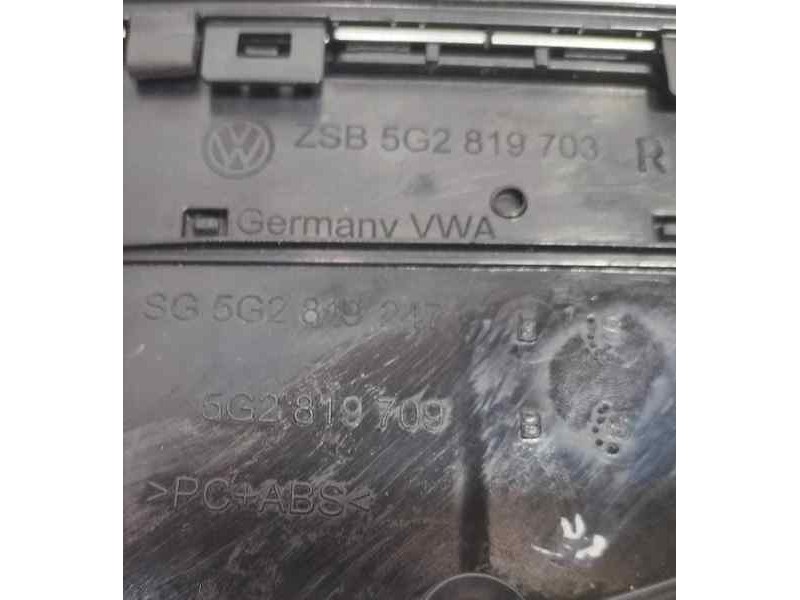Recambio de rejilla aireadora para volkswagen golf vii lim. advance bluemotion referencia OEM IAM 5G2819247 84441 