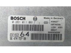 Recambio de centralita motor uce para peugeot 307 (s1) xsi referencia OEM IAM 9647472780 71248 R 2