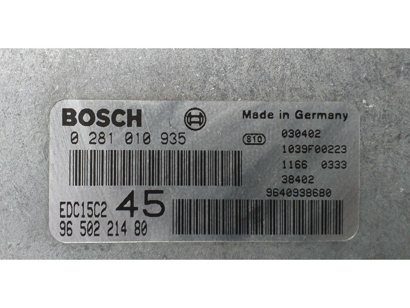 Recambio de centralita motor uce para peugeot 306 berlina 3/4/5 puertas (s2) boulebard referencia OEM IAM 9650221480 71281 R