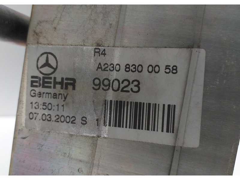 Recambio de radiador calefaccion / aire acondicionado para mercedes-benz clase sl (w230) roadster 500 (230.475) referencia OEM I