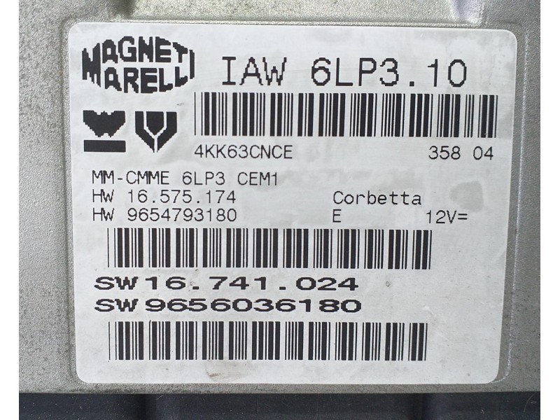 Recambio de centralita motor uce para peugeot 407 st confort referencia OEM IAM 9656036180 71289 R
