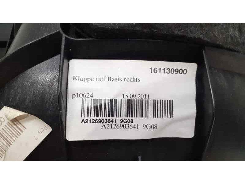 Recambio de tapa maletero para mercedes-benz clase e (w212) familiar 220 cdi blueefficiency (212.202) referencia OEM IAM A212690
