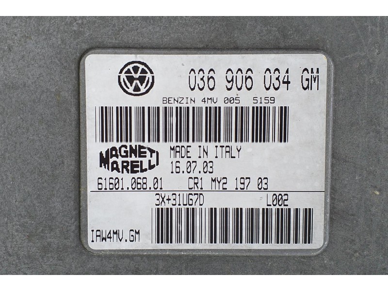 Recambio de centralita motor uce para seat ibiza (6l1) cool referencia OEM IAM 036906034GM 71301 R