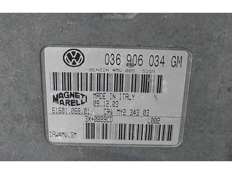 Recambio de centralita motor uce para seat cordoba berlina (6l2) signo/a referencia OEM IAM 036906034GM 71311 R