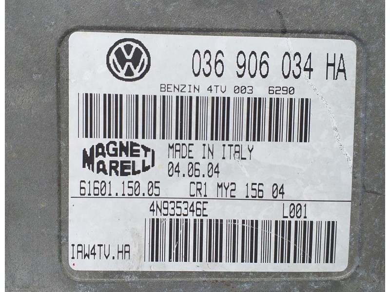 Recambio de centralita motor uce para seat ibiza (6l1) cool referencia OEM IAM 036906034HA 71338 R