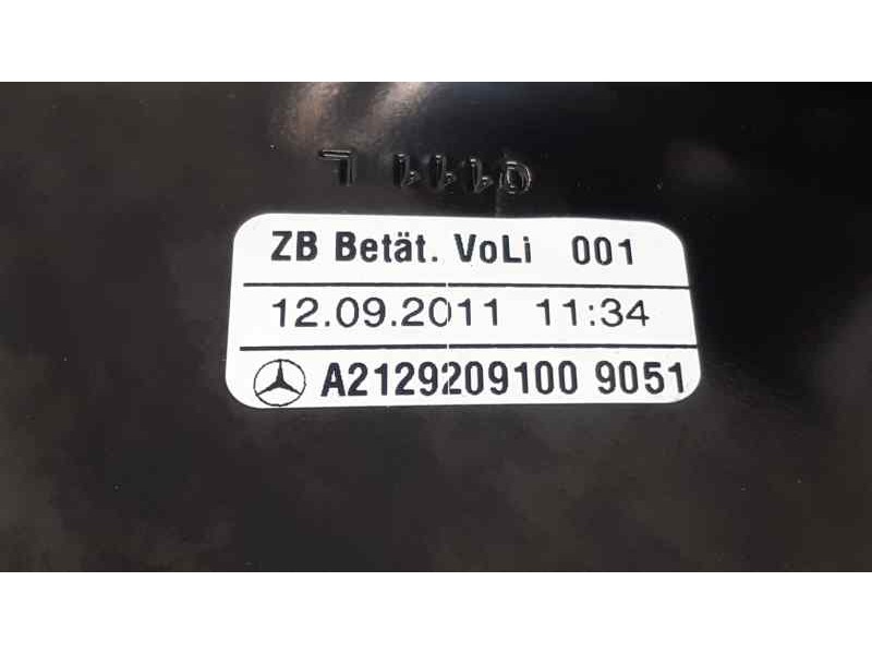 Recambio de asientos trasero izquierdo para mercedes-benz clase e (w212) familiar 220 cdi blueefficiency (212.202) referencia OE