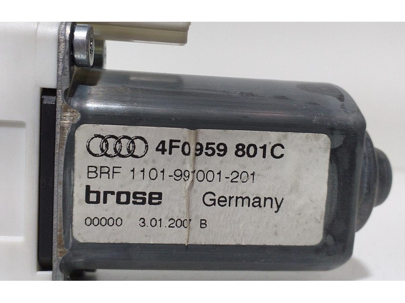 Recambio de motor elevalunas trasero izquierdo para audi s6 berlina (4f2) 5.2 referencia OEM IAM 4F0959801C 62772 