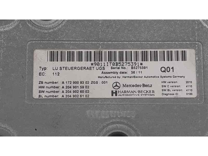 Recambio de modulo electronico para mercedes-benz clase e (w212) familiar 220 cdi blueefficiency (212.202) referencia OEM IAM A1