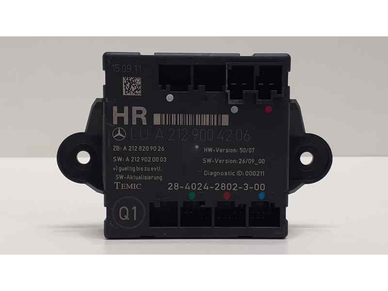 Recambio de modulo electronico para mercedes-benz clase e (w212) familiar 220 cdi blueefficiency (212.202) referencia OEM IAM A2