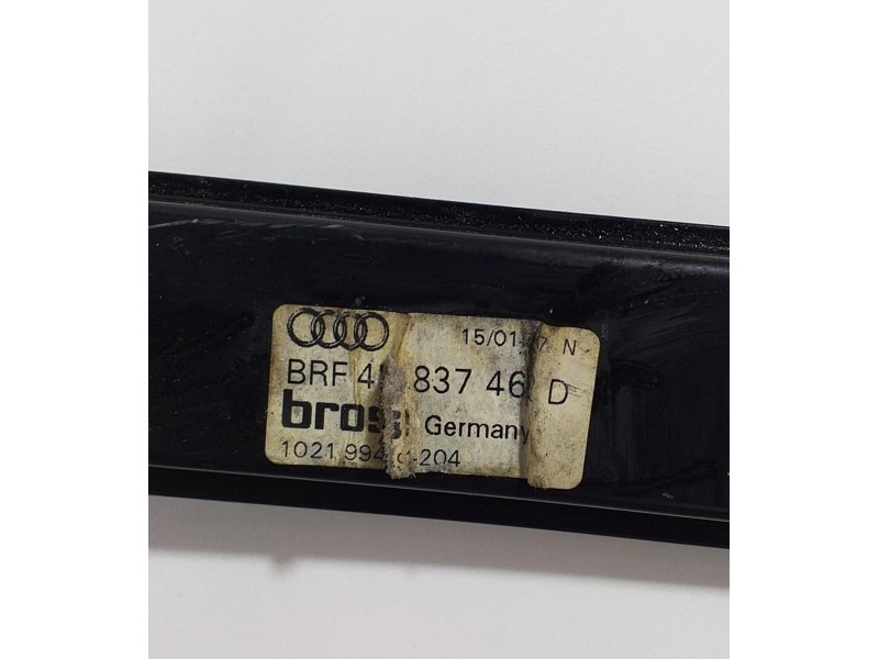 Recambio de elevalunas delantero derecho para audi s6 berlina (4f2) 5.2 referencia OEM IAM 4F0837462D 62835 