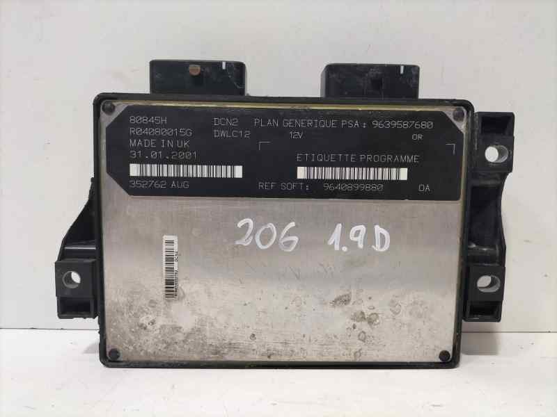 Recambio de centralita motor uce para peugeot 206 berlina xn referencia OEM IAM 9639587680 84937 