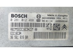 Recambio de centralita motor uce para citroën xsara picasso 1.6 hdi 90 exclusive referencia OEM IAM 9656161680 71472 R 2