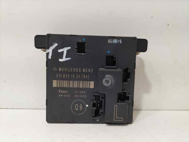 Recambio de modulo electronico para mercedes-benz clase e (w211) berlina e 320 cdi (211.026) referencia OEM IAM 2118201526 85160