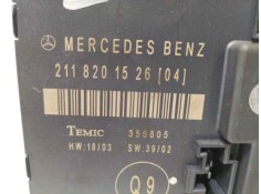 Recambio de modulo electronico para mercedes-benz clase e (w211) berlina e 320 cdi (211.026) referencia OEM IAM 2118201526 85160 2