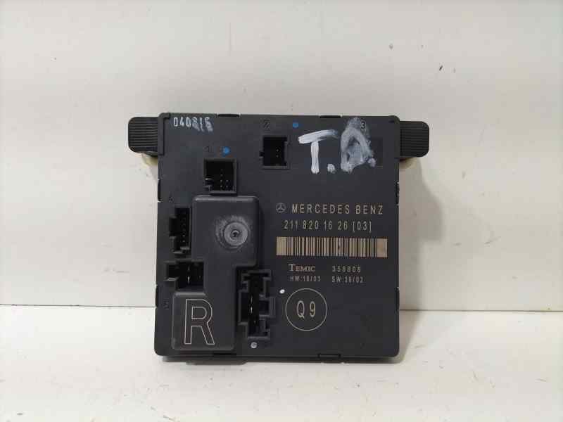 Recambio de modulo electronico para mercedes-benz clase e (w211) berlina e 320 cdi (211.026) referencia OEM IAM 2118201626 85161