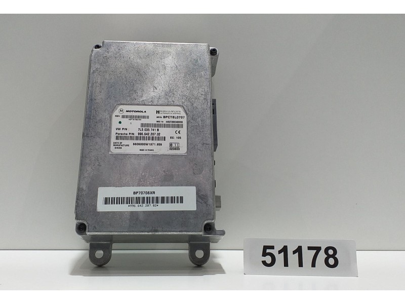 Recambio de modulo electronico para porsche cayenne (typ 9pa) 4.5 v8 cat referencia OEM IAM 7L5035741B 51178 