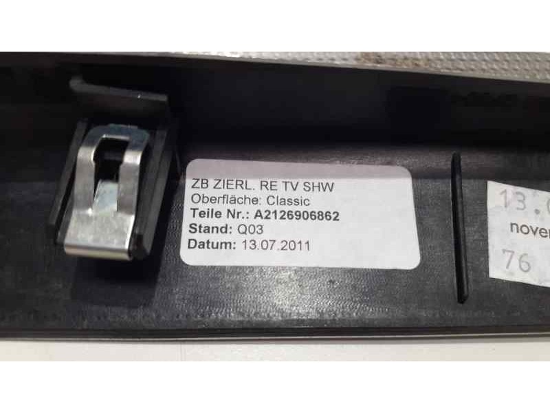 Recambio de moldura para mercedes-benz clase e (w212) familiar 220 cdi blueefficiency (212.202) referencia OEM IAM A2126906862 3