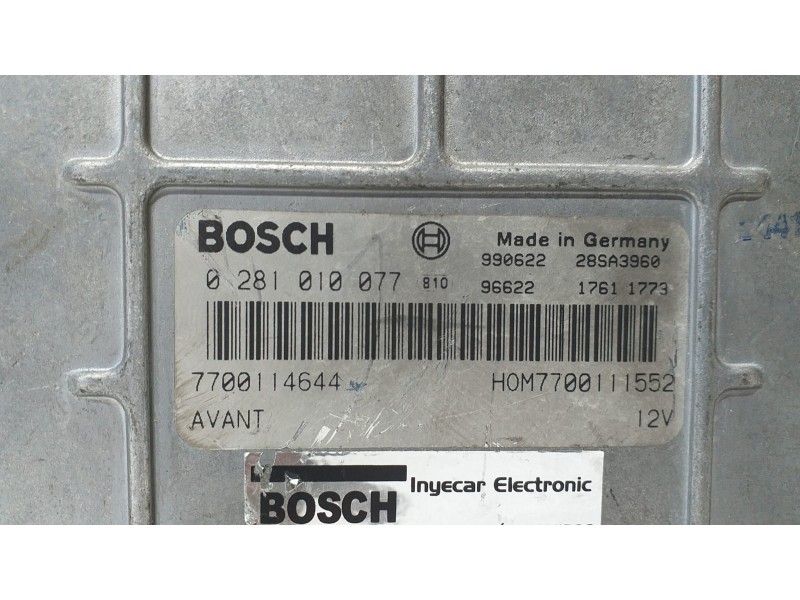 Recambio de centralita motor uce para renault megane i scenic (ja0) 1.9 dti kaleido referencia OEM IAM 7700111552 71564 R