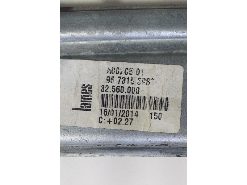 Recambio de elevalunas trasero izquierdo para peugeot 208 access referencia OEM IAM 9673153980 71644 R