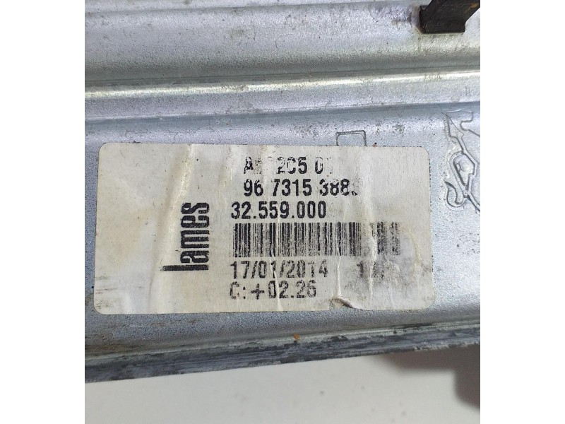 Recambio de elevalunas trasero derecho para peugeot 208 access referencia OEM IAM 9673153880 71645 R