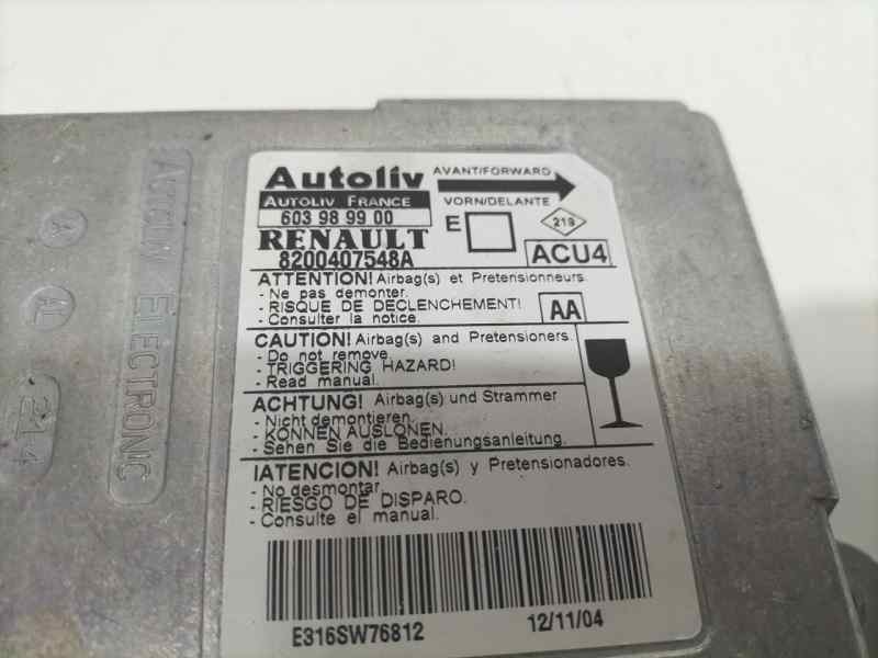 Recambio de centralita airbag para renault megane ii coupe/cabrio confort authentique referencia OEM IAM 8200407548A 83984 