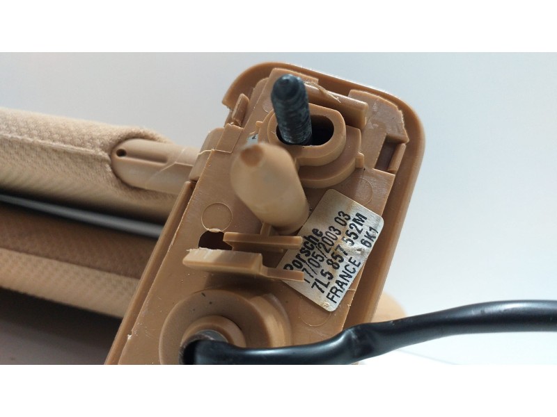 Recambio de parasol derecho para porsche cayenne (typ 9pa) 4.5 v8 cat referencia OEM IAM 7L5857552 51233 