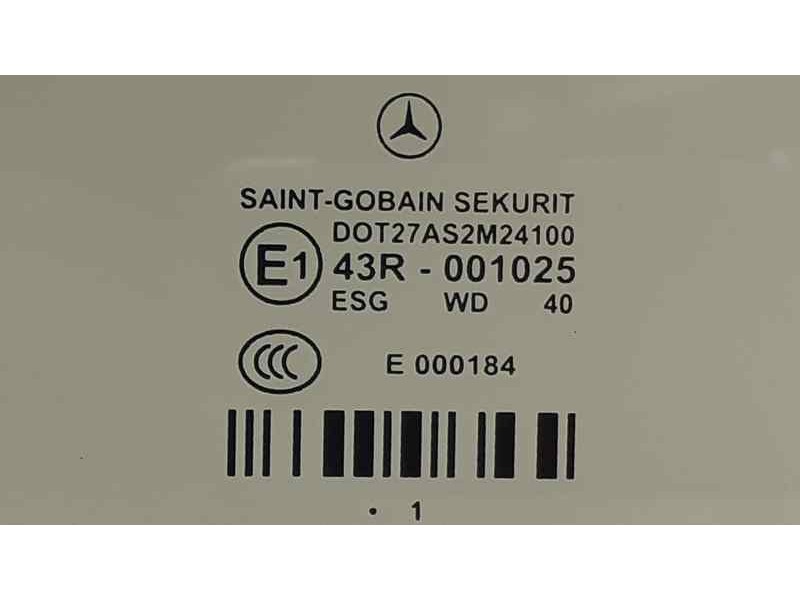 Recambio de luna trasera izquierda para mercedes-benz clase e (w212) familiar 220 cdi blueefficiency (212.202) referencia OEM IA
