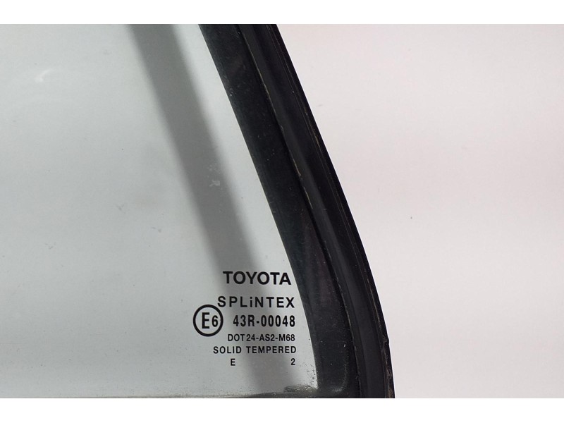 Recambio de luna custodia trasera izquierda para toyota corolla (e12) 1.6 linea terra berlina referencia OEM IAM 3ZZFE 63196 