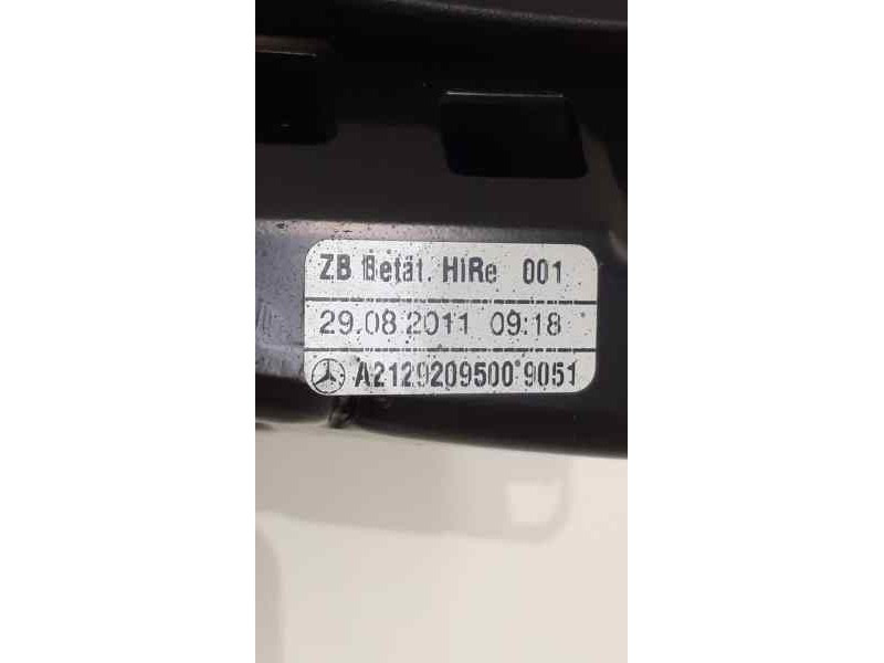 Recambio de asientos trasero derecho para mercedes-benz clase e (w212) familiar 220 cdi blueefficiency (212.202) referencia OEM 