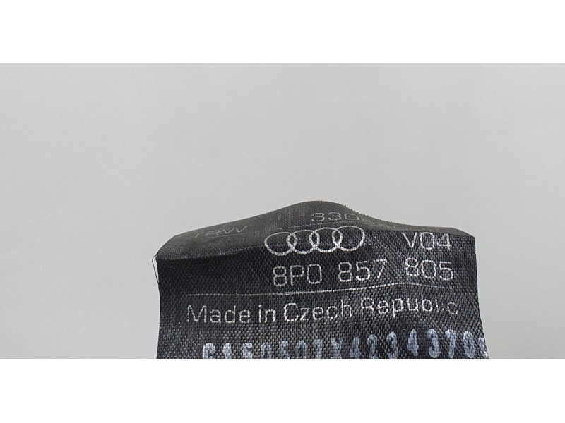 Recambio de cinturon seguridad trasero izquierdo para audi a3 sportback (8p) 2.0 tdi ambiente (125kw) referencia OEM IAM 8P08578