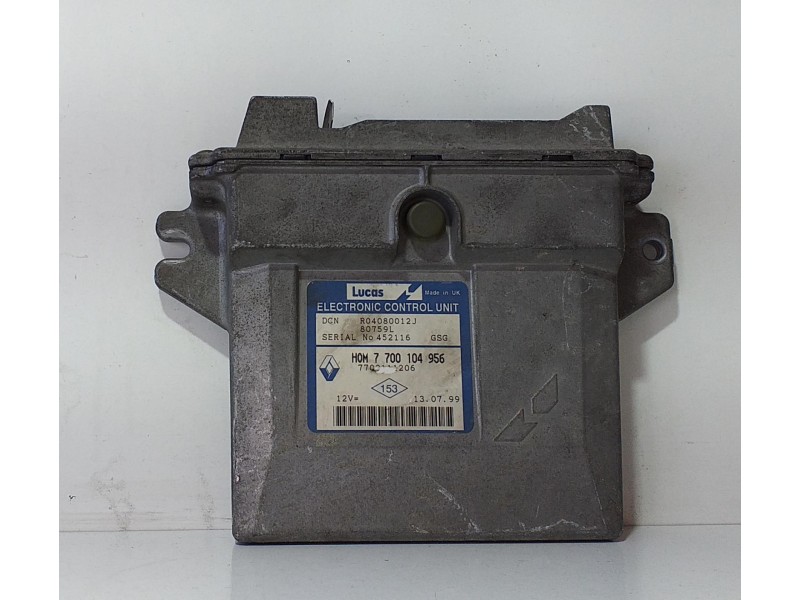 Recambio de centralita motor uce para renault clio ii fase i (b/cbo) 1.9 d referencia OEM IAM 7700104956 71803 R