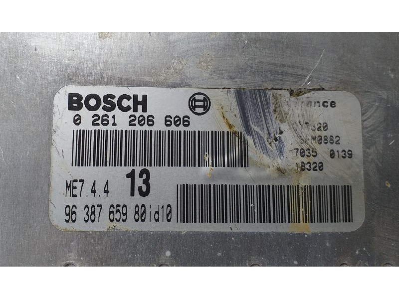 Recambio de centralita motor uce para citroën xsara berlina 1.6 16v chrono referencia OEM IAM 9638765980 71814 R