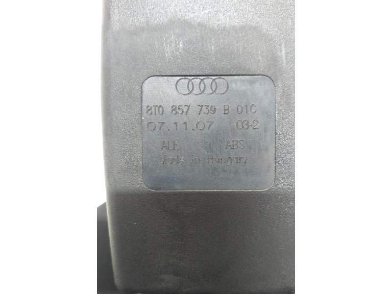 Recambio de cinturon seguridad trasero derecho para audi a5 coupe (8t) 3.2 fsi referencia OEM IAM 8T0857739B 51455 