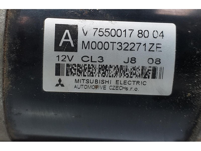 Recambio de motor arranque para peugeot 207 cc básico referencia OEM IAM M000T32271ZE 63393 