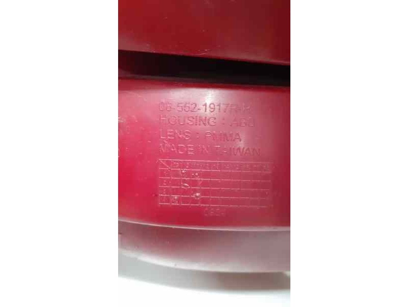 Recambio de piloto trasero derecho para citroën c2 furio referencia OEM IAM 9649864480 38666 