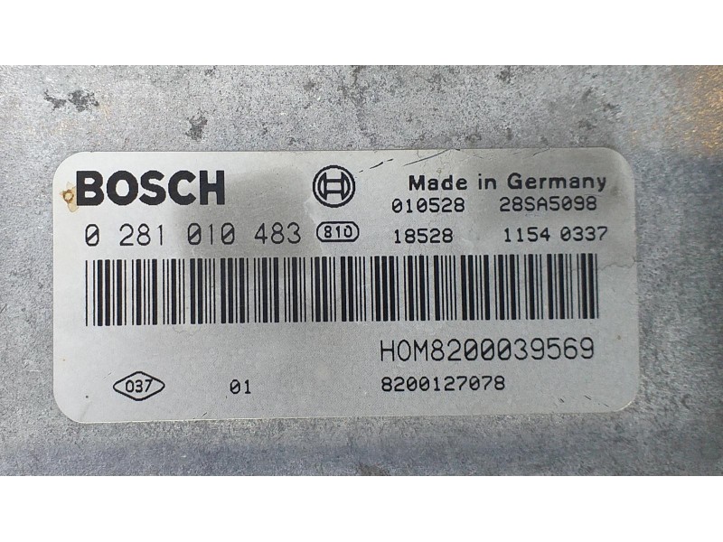 Recambio de centralita motor uce para renault scenic (ja..) 1.9 dci authentique referencia OEM IAM 8200039569 71913 R
