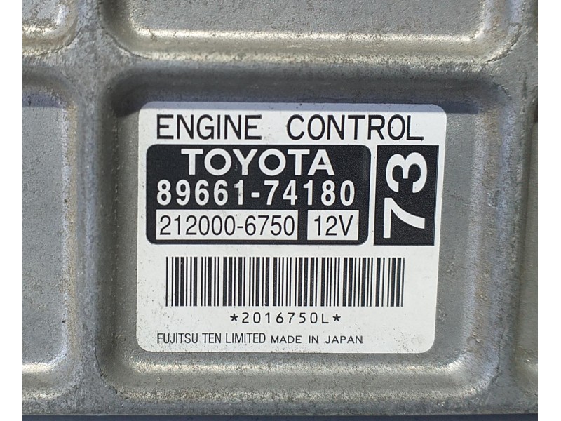 Recambio de centralita motor uce para toyota iq básico referencia OEM IAM 8966174180 71941 R Recambio de centralita motor uce para toyota iq básico referencia OEM IAM 8966174180 71941 R