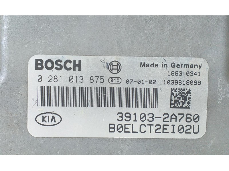 Recambio de centralita motor uce para kia cee´d active referencia OEM IAM 391032A760 71959 R