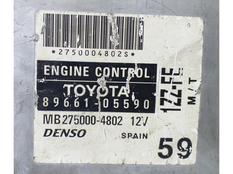 Recambio de centralita motor uce para toyota avensis berlina (t25) 1.8 sol berlina (5-ptas) referencia OEM IAM 8966105590 71960 