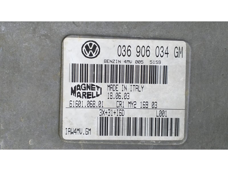Recambio de centralita motor uce para seat ibiza (6l1) cool referencia OEM IAM 036906034GM 71962 R Recambio de centralita motor uce para seat ibiza (6l1) cool referencia OEM IAM 036906034GM 71962 R