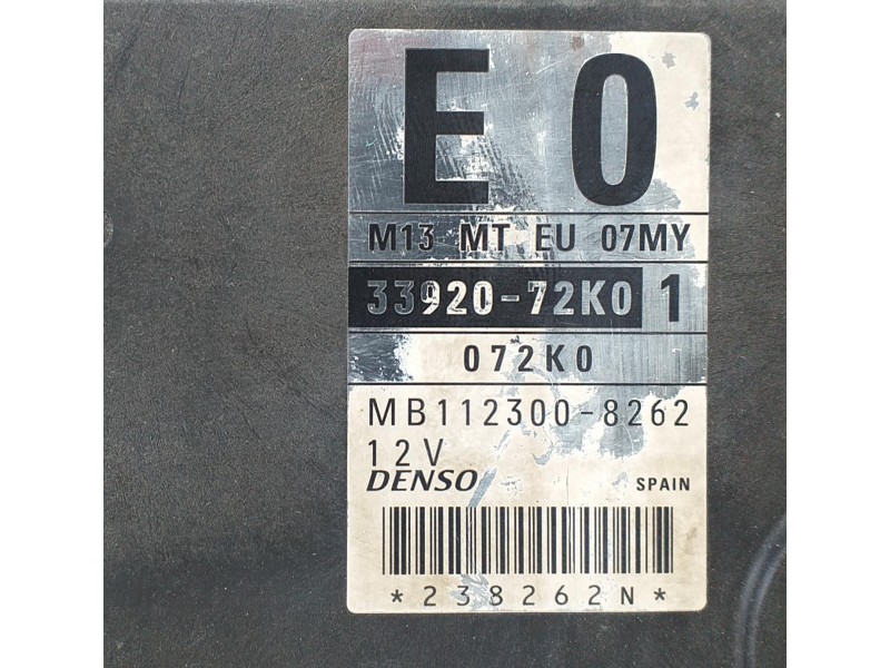 Recambio de centralita motor uce para suzuki swift azg (nz) gl+ referencia OEM IAM 3392072K01 71966 R