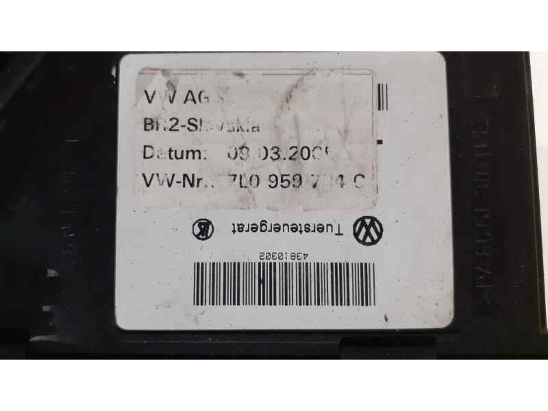 Recambio de motor elevalunas trasero derecho para volkswagen touareg (7la) tdi v10 referencia OEM IAM 7L0959704C 38747 