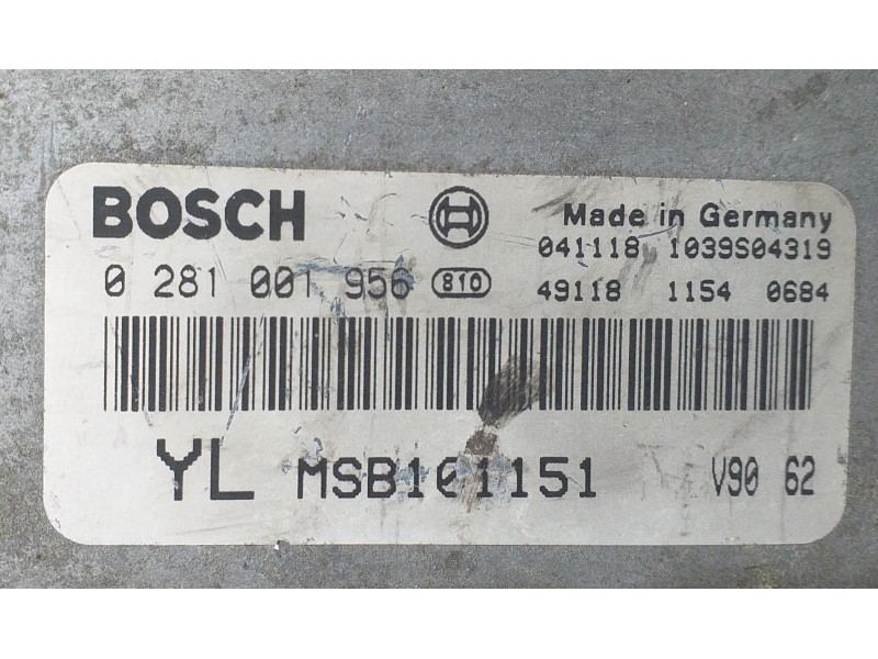 Recambio de centralita motor uce para mg serie 25 (rf) classic (3-ptas.) referencia OEM IAM MSB101151 71997 R