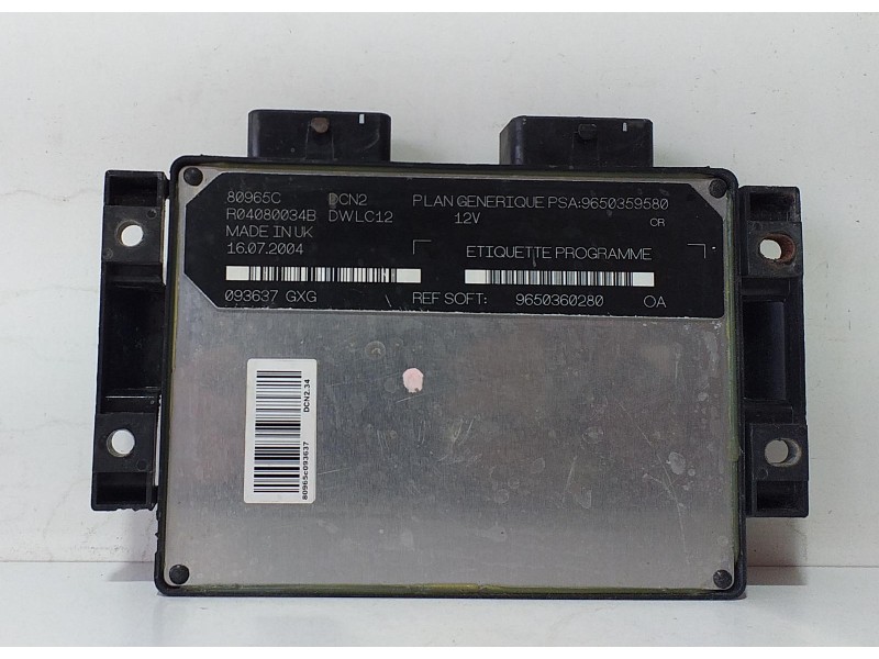 Recambio de centralita motor uce para peugeot partner (s2) combiespace pack cd referencia OEM IAM 9650360280 72005 R
